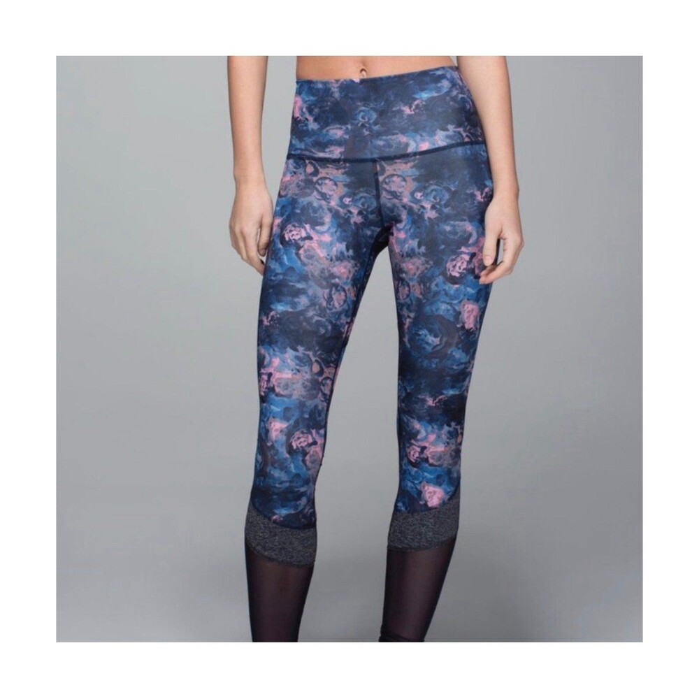 Lululemon size 4 If You're Lucky Full-On Luxtreme moody mirage berry leggings